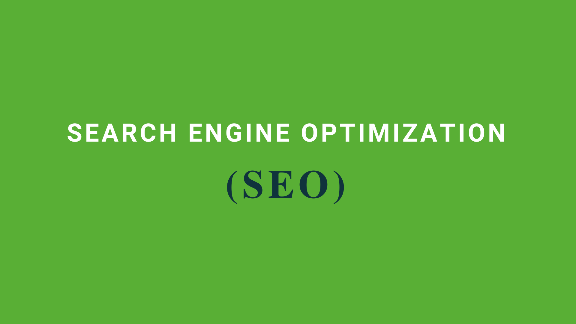 What is SEO Search Engine Optimization?